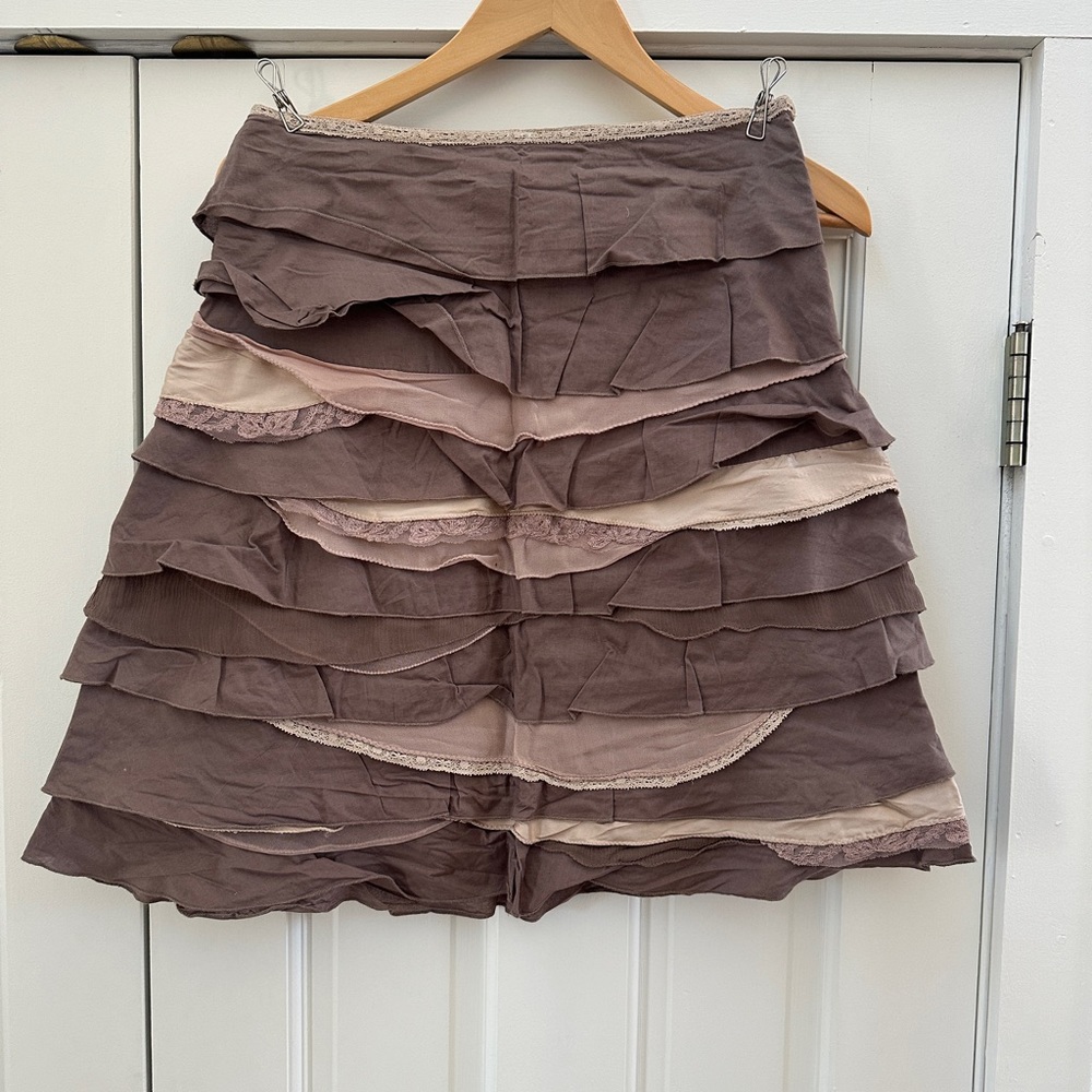 Anthropologie Odille layered skirt